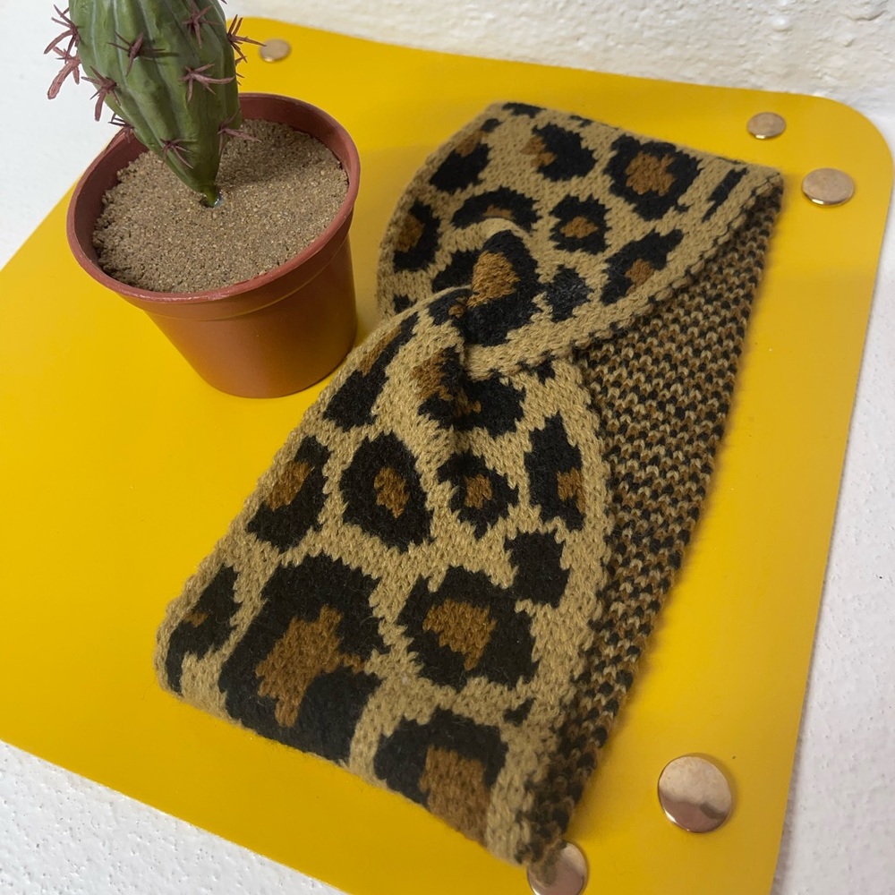 Animal print headband